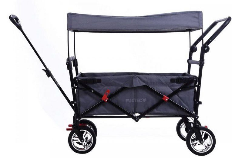Fuxtec FX CT700 Bollerwagen mit Dach & Schiebegriff für 137,26€ (statt 184€)