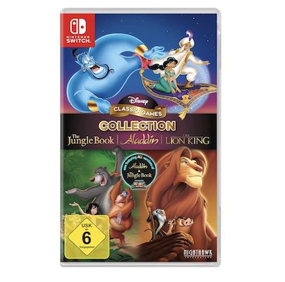 Disney Classic Games: Aladdin + The Lion King + Dschungelbuch (Switch) für 18,99€ (statt 23€)