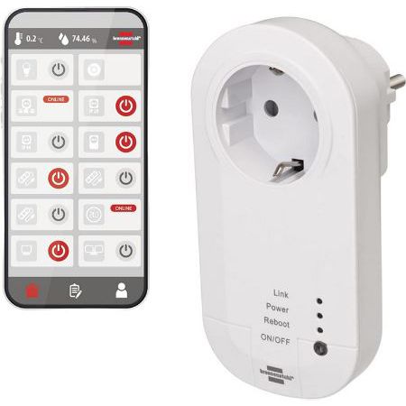 Brennenstuhl Connect WLAN Steckdose für 10,99€ (statt 21€)