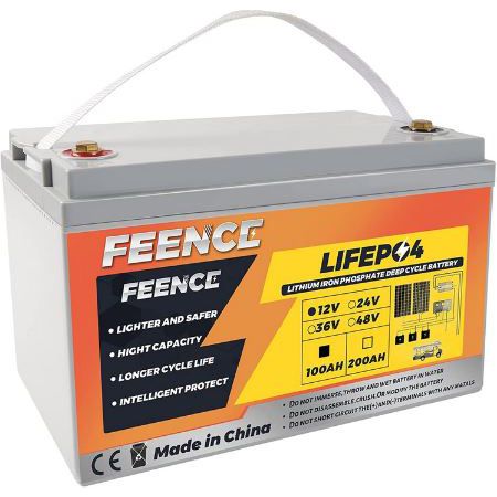 Feence 12V 100Ah LiFePO4 Batterie mit 1.280Wh für 298,20€ (statt 355€)
