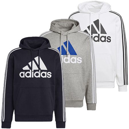 adidas Box Logo 3S Fleece Hoodie in 6 Farben für je 38,99€ (statt 44€)