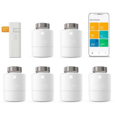 6x tado V3+ Heizkörper-Thermostat + Bridge für 399,95€ (statt 460€)