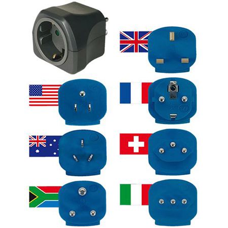 Brennenstuhl Reiseadapter Set mit 7er Stecker für 9,99€ (statt 16€)