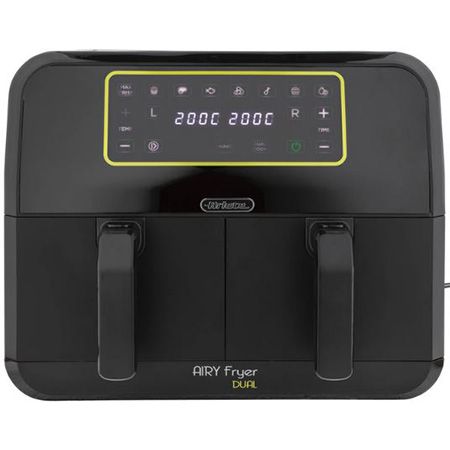 Ariete Airy Fryer Dual Heißluftfritteuse mit OLED-Display für 129€ (statt 204€)