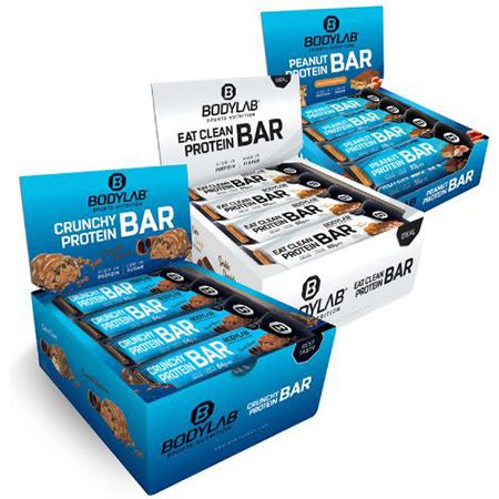 Bodylab24 Triple Bar Deal mit 3x12 Protein Riegeln in versch. Sorten für 38,99€ (statt 60€)