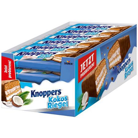 24er Pack Knoppers KokosRiegel je 40g für 10,93€ (statt 18€)