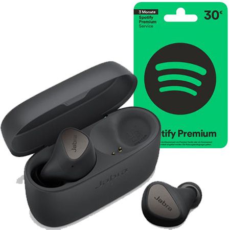 Jabra Elite 4 ANC In ear Kopfhörer + 30€ Spotify Gutschein für 99,99€