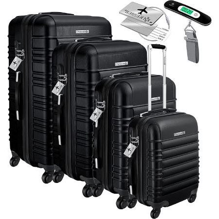 Kesser Hartschalenkofferset Inkl. Kofferwaage, 4 tlg. für 104,99€ (statt 136€)