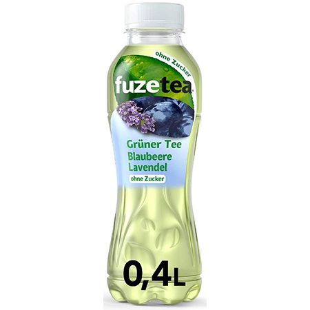 12er Pack Fuze Tea Grüner Tee Blaubeere Lavendel, 400ml ab 9,50€ (statt 12€)