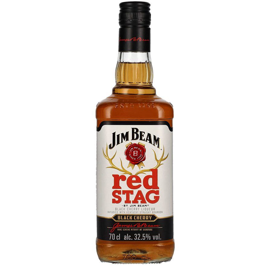 Jim Beam Red Stag Black Cherry (0,7 l) für 10,79€ (statt 19€)