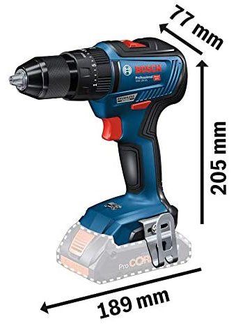 Bosch GSB18V55 Akku Schlagbohrschrauber 3x 2,0Ah & Koffer für 155,90€ (statt 192€)