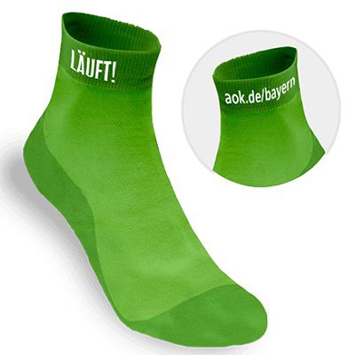 Lokal: Gratis Laufsocken bei der AOK Bayern