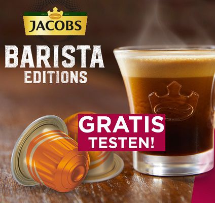JACOBS Barista Editions Kaffeekapseln  kostenlos ausprobieren