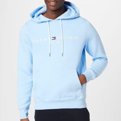 Tommy Hilfiger Kapuzenpullover in Hellblau für 83,30€ (statt 114€)