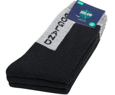 3er GOGLAND Trekking Outdoor Socken in Schwarz für 4,79€ zzgl. Versand (statt 10€)