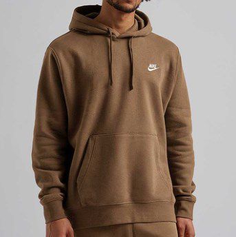 Nike NSW Club Fleece Hoody in Cacao für 27,99€ (statt 40€) M bis XL