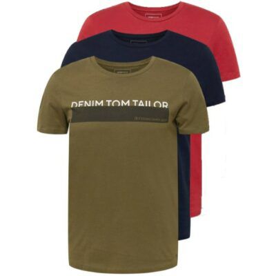 3er Tom Tailor Denim T Shirts ab 30,32€ (statt 40€)