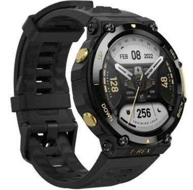 Amazfit T Rex 2 Outdoor Uhr Astro Black & Gold für 179€ (statt 200€)