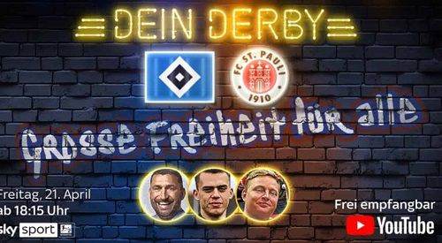 Topspiel HSV – St. Pauli am 21.04.23 live & gratis