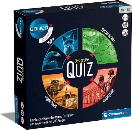 Galileo Games   Das große Quiz, Brettspiel für 13€ (statt 19€)   Prime
