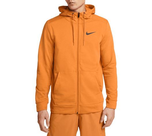 Nike Dri FIT Training Kapuzenjacke in Orange für 48,99€ (statt 62€)