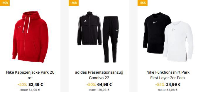 Geomix: Mind. 50% auf 250 Topseller + VSK Frei   z.B. 2x Puma Shirt für 27€ (statt 36€)