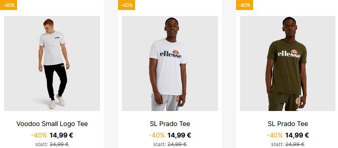 ellesse Sale mit 50% + VSK Frei   z.B. Gottero OH Hoody für 24,74€ (statt 36€)