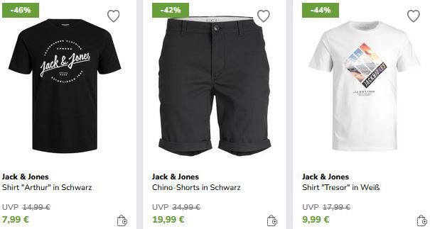 Limango: Bis zu 57% Rabatt auf Jack & Jones   z.B. T Shirts ab 7,99€