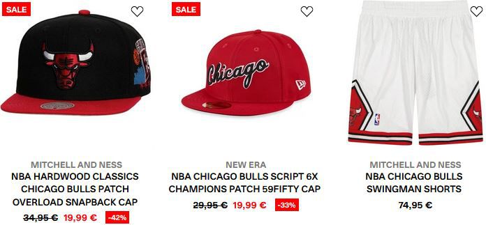 Kickz NBA Playoff Deals mit bis zu 50% Rabatt auf Kleidung, Merch + Accessoires