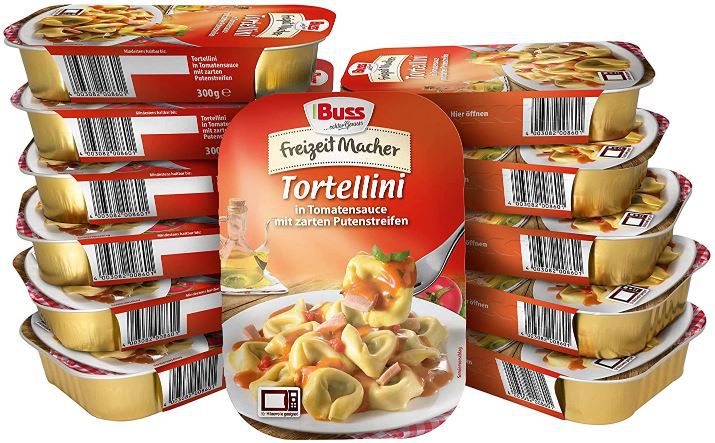 12er Pack Buss Tortellini in Tomatensauce, 300g ab 17,88€ (statt 23€)   Prime