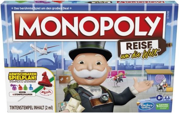 Monopoly   Reise um die Welt für 22,51€ (statt 28€)   Prime