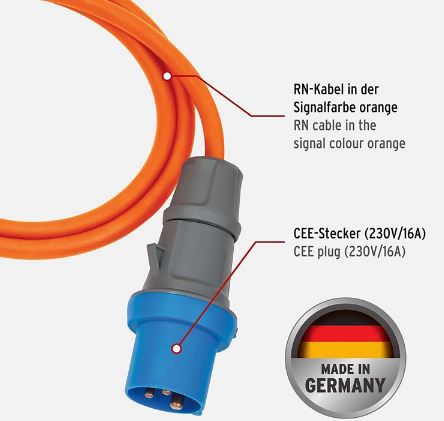 Brennenstuhl CEE Adapter mit Schutzkontakt Kupplung für 15,79€ (statt 21€)
