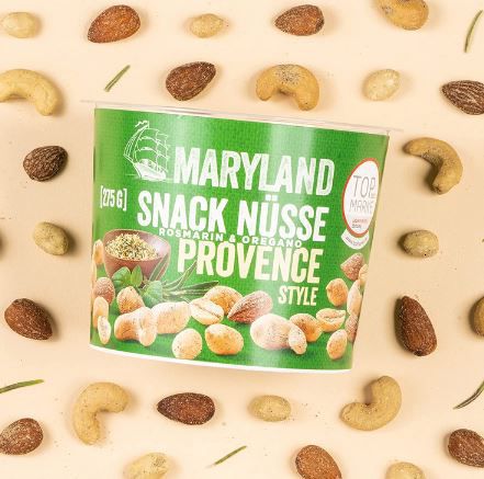 Maryland Snack Nüsse Provence, 275g ab 2,79€ (statt 4€)   Prime