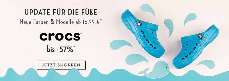 Limango: Bis zu 57% Rabatt auf Crocs   z.B. Crocs Pantoletten Baya II ab 16,99€