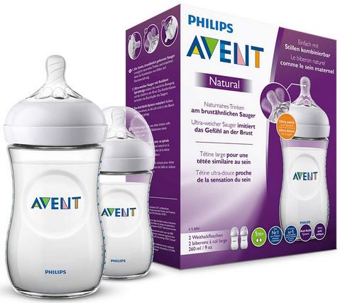 2er Pack Philips Avent Natural Babyflasche mit Sauger für 7,99€ (statt 15€)   Prime