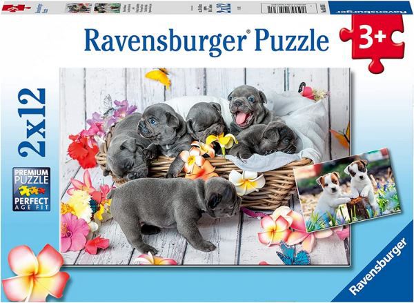 Ravensburger Kleine Fellknäuel Kinderpuzzle, 2 x 12 Teile für 8,49€ (statt 12€)   Prime