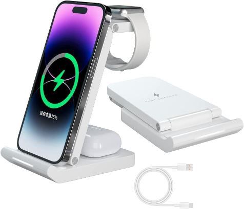 Cyclingkit 3 in 1 kabelloses Ladegerät für Apple ab 19,79€ (statt 33€)