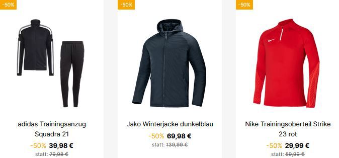 Geomix: Mind. 50% auf 250 Topseller + VSK Frei   z.B. 2x Puma Shirt für 27€ (statt 36€)