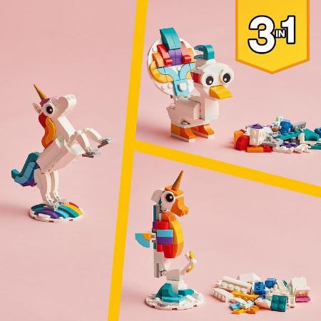 LEGO 31140 Creator 3 in 1 Tierfiguren Set für 7,49€ (statt 10€)