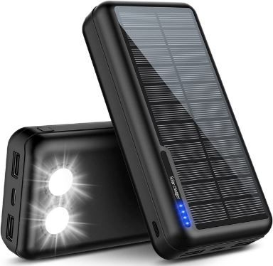 Diaidiai Solar Powerbank mit 26.800mAh für 22,74€ (statt 35€)   Prime