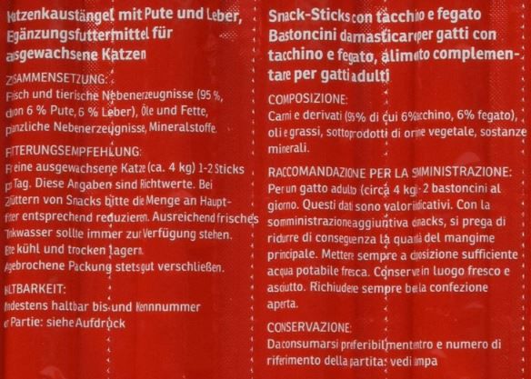 Jeden Tag Katzensticks, Pute & Leber, 10x5g ab 0,89€   Prime Sparabo