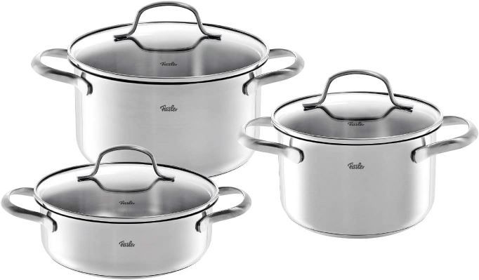 Fissler San Francisco Topfset, 3 tlg für 70,20€ (statt 100€)