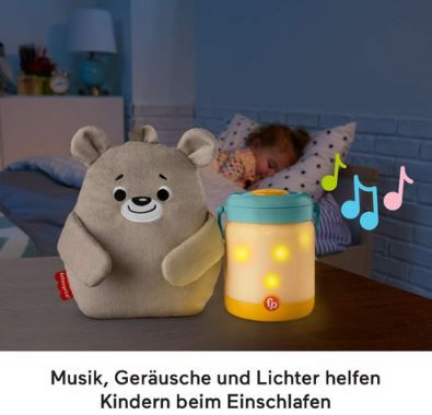 Fisher Price Bärchenbaby mit Glühwürmchen Spieluhr für 13,99€ (statt 18€)   Prime