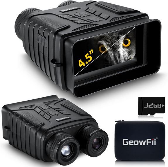 GeowFiiTech M45 PRO Nachtsichtgerät mit 4.5 Bildschirm für 89,99€ (statt 150€)