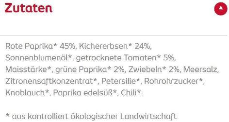 Schwartau Gemüseglück Paprika Chili, 135g ab 1,95€ (statt 3€)   Prime Sparabo