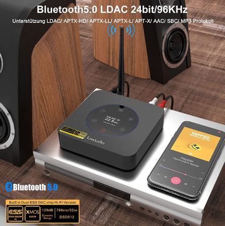 Lavaudio DS601 Desktop Digital Analog Wandler mit BT 5.0 für 139,99€ (statt 280€)