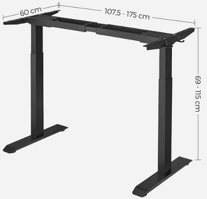 Songmics LSD019B01 Höhenverstellbares Tischgestell für 159,99€ (statt 198€)