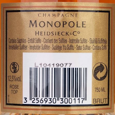 Heidsieck & Co. Monopole Rosé Top Brut Champagner ab 27,19€ (statt 38€)