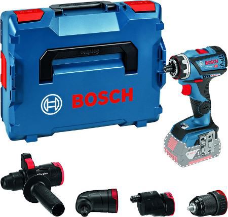 Bosch Professional GSR 18V 60 FC Akku Bohrschrauber inkl. 4x Aufsätzen für 220€ (statt 253€)