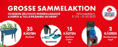 FRANKEN BRUNNEN kaufen   Bewässerungskegel, Garten Set oder Hochbeet gratis